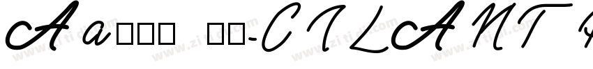 Aa剑豪体 作者-CILANTRO h字体转换